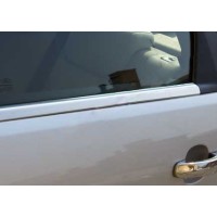 Окантовка вікон (4 шт., нерж.) Carmos - турецька сталь для Nissan Pathfinder R51 2005-2014рр.