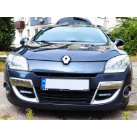 Кути на передній бампер 2008-2011 (нерж) для Renault Megane III 2009-2016 рр.