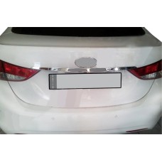 Накладка над номером (нерж) для Hyundai Elantra 2011-2015 рр.