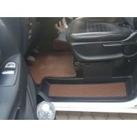 Килимки на пороги (3 шт, EVA, цегляні) для Mercedes Vito / V W447 2014↗ рр.