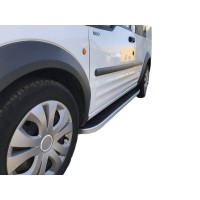 Бокові пороги Tayga (2 шт., Алюміній) Максі база для Ford Connect 2002-2006 рр.
