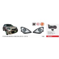 Противотуманки 2013-2016 (2 шт, галогенні) для Nissan Micra K13 2011-2016рр.