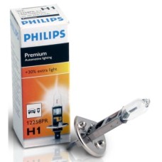 Лампа головного світла Philips H1 55W 12258PR Premium -202330%