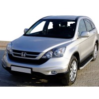 Бокові пороги BlackLine (2 шт, алюміній) для Honda CRV 2012-2016 рр.
