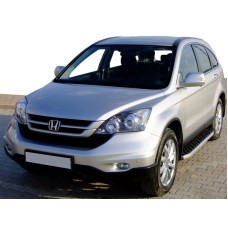 Бокові пороги BlackLine (2 шт, алюміній) для Honda CRV 2012-2016 рр.