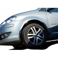 Накладки на арки (4 шт, нерж) 2006-2010 для Volkswagen Touran 2003-2010 рр.