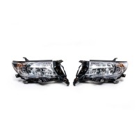 Передня оптика рефлекторна (2017+, 2 шт) оригінал для Toyota Land Cruiser Prado 150