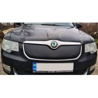 Зимова накладка на решітку (Верхня, 2008-2013) Матова для Skoda Superb 2009-2015 рр.