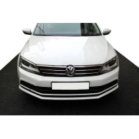 Накладки на решітку 2014-2023 (нерж) для Volkswagen Jetta 2011-2018 рр.