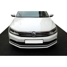 Накладки на решітку 2014-2023 (нерж) для Volkswagen Jetta 2011-2018 рр.