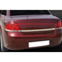 Накладка на кришку багажника 2006-2012 (нерж) Без дірки під ключ для Fiat Linea 2006-2018 рр.