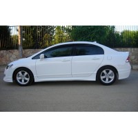 Бокові пороги (під фарбування) для Honda Civic Sedan VIII 2006-2011рр.