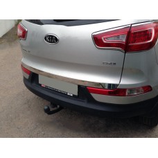 Кромка багажника (нерж.) OmsaLine - Італійська нержавійка для Kia Sportage 2010-2015 рр.