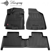 Килимки Stingray 3D (4 шт, поліуретан) для Kia Sportage 2004-2010 рр.