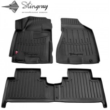 Килимки Stingray 3D (4 шт, поліуретан) для Kia Sportage 2004-2010 рр.