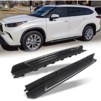 Бокові підніжки OEM (2 шт., Алюміній) для Toyota Highlander 2019↗ рр.