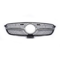 Тюнінг решітка радіатора (Diamond Silver) Без камери для Mercedes GLE coupe C292 2015-2019рр.