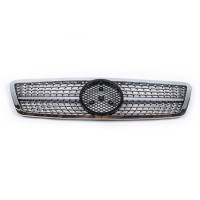 Передня решітка Diamond Silver для Mercedes C-class W203 2000-2007рр.