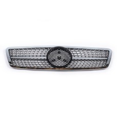 Передня решітка Diamond Silver для Mercedes C-class W203 2000-2007рр.