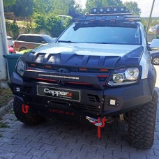 Комплект накладок на капот DRAGON (3 шт) для Volkswagen Amarok 2010-2021 рр.