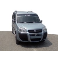 Губа на передній бампер (під фарбування) для Fiat Doblo II 2005-2010 рр.