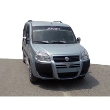 Губа на передній бампер (під фарбування) для Fiat Doblo II 2005-2010 рр.