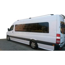 Бокові пороги Спорт (під фарбування) Екстра довга база (L4) для Mercedes Sprinter 2006-2018 рр.