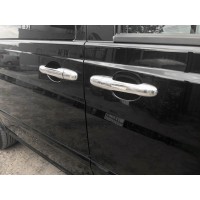 Накладки на ручки (нерж) 4 штуки, Carmos - Турецька сталь для Mercedes Vito W639 2004-2015рр.