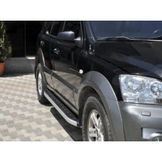 Бокові пороги Fullmond (2 шт., алюм.) для Kia Sorento 2002-2009 рр.