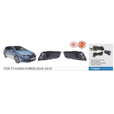 Протитуманки Hibryd 2015-2018 (2 шт, галогенні) для Toyota Auris 2012-2018 рр.