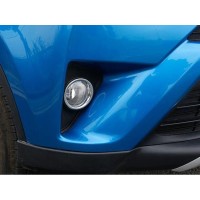 Накладки на протитуманки Libao 2016-2018 (2 шт, пласт) для Toyota Rav 4 2013-2018 рр.