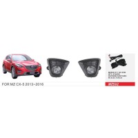 Противотуманки (2 шт, галогенні) для Mazda CX-5 2012-2017рр.