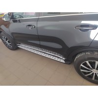 Бокові пороги V2, OEM для Kia Sportage 2015-2021 рр.