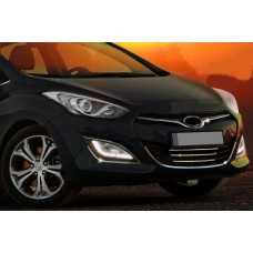 Накладки на нижню решітку і навколо STYLE (нерж) для Hyundai I-30 2012-2017 рр.