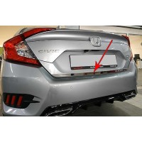 Кромка багажника (нерж) для Honda Civic Sedan X 2016-2021 рр.