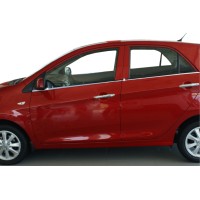 Окантовка вікон (4 шт, нерж) для Kia Picanto 2011-2016 рр.