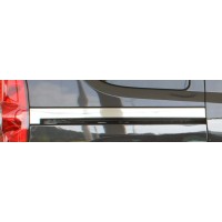 Молдинг під зсувну двері широкий (2 шт., нерж.) для Fiat Doblo III 2010-2022 рр.