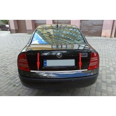 Кромка багажника (нерж.) для Skoda Superb 2001-2009 рр.