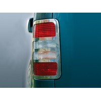 Накладки на стопи V1 (2 шт., нерж) OmsaLine - Італійська нержавійка для Volkswagen Caddy 2004-2010 рр.