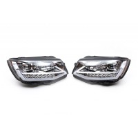 Передні фари LED Silver (2 шт) для Volkswagen T6 2015↗, 2019↗ рр.