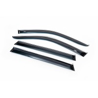 Вітровики з хромом молдингом Long (4 шт, HIC) для Mercedes S-сlass W222