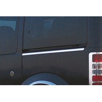 Молдинги під зсувну двері (нерж.) 2 двері, довга база для Ford Connect 2002-2006 рр.