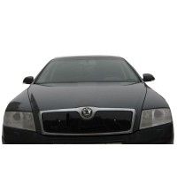 Зимова накладка на решітку (верхня) Глянцева для Skoda Octavia II A5 2010-2013рр.