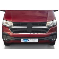 Посмішка під гратами 2019-2023 (1 шт, нерж) для Volkswagen T6 2015↗, 2019↗ рр.
