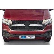 Посмішка під гратами 2019-2023 (1 шт, нерж) для Volkswagen T6 2015↗, 2019↗ рр.