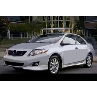 Накладка на передній бампер (під фарбування) для Toyota Corolla 2007-2013 років.