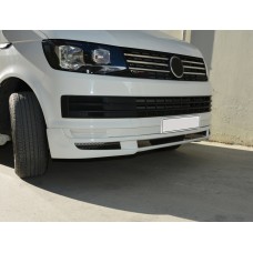 Накладка на передній бампер 2015-2018 (під фарбування) для Volkswagen T6 2015↗, 2019↗ рр.