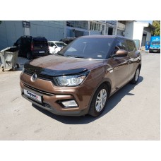 Дефлектор капоту (EuroCap) для SsangYong Tivoli