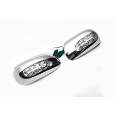 Накладки на дзеркала під LED (2002-2005, 2 шт., пласт) для Toyota Corolla 2002-2007 років.