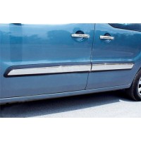 Дверні молдинги (4 шт., нерж.) Carmos - Турецька сталь для Citroen Berlingo 2008-2018 рр.